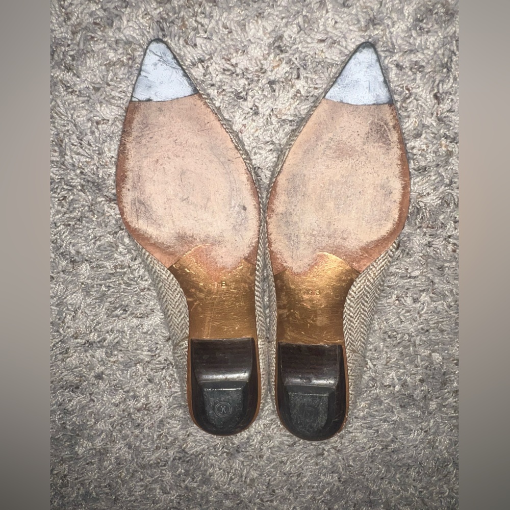 Cole Haan Tweed Jeweled Flats. Size 6. - Picture 7 of 8